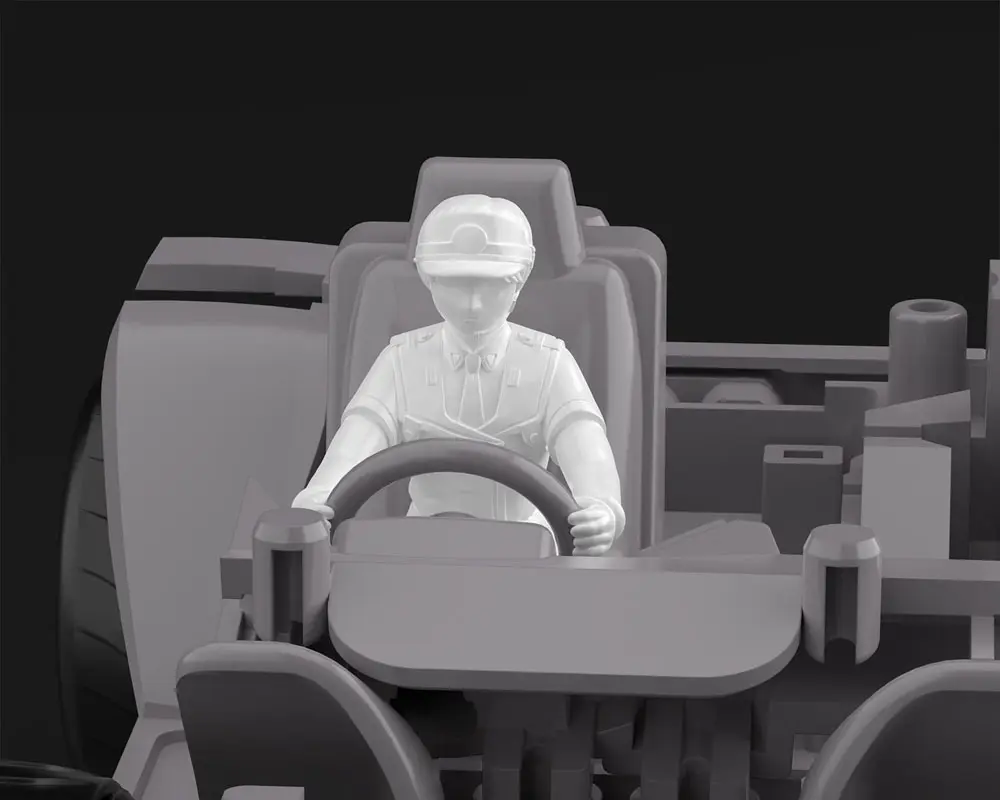 Mobile Police Patlabor Plastic Model Kits 1/43 2-Pack Type 98 Command Vehicle 4 cm product photo