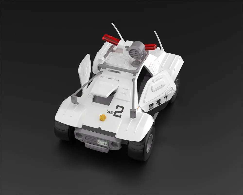 Mobile Police Patlabor Plastic Model Kits 1/43 2-Pack Type 98 Command Vehicle 4 cm product photo
