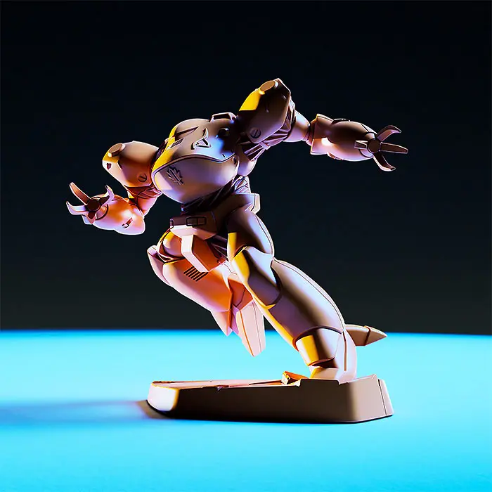 Mobile Police Patlabor Plastic Model Kits PLAMAX MF-67 minimum factory Griffon &amp; Chimaera: Effect Color Ver. 7 cm product photo