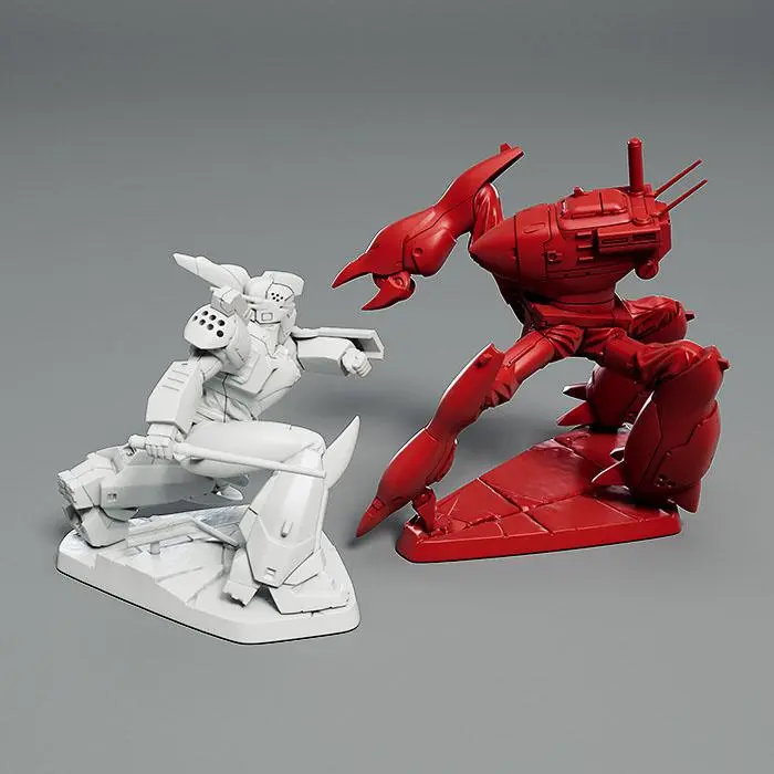 Mobile Police Patlabor Plastic Model Kit PLAMAX MF-71 Labor Color Ver. 7 cm product photo