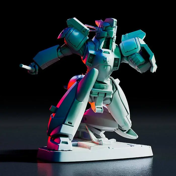 Mobile Police Patlabor Plastic Model Kit PLAMAX MF-71 Labor Color Ver. 7 cm product photo