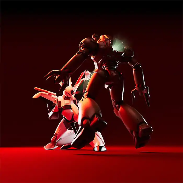 Mobile Police Patlabor Plastic Model Kit PLAMAX Neo 3D Show Type Zero vs Boxer 17 cm product photo