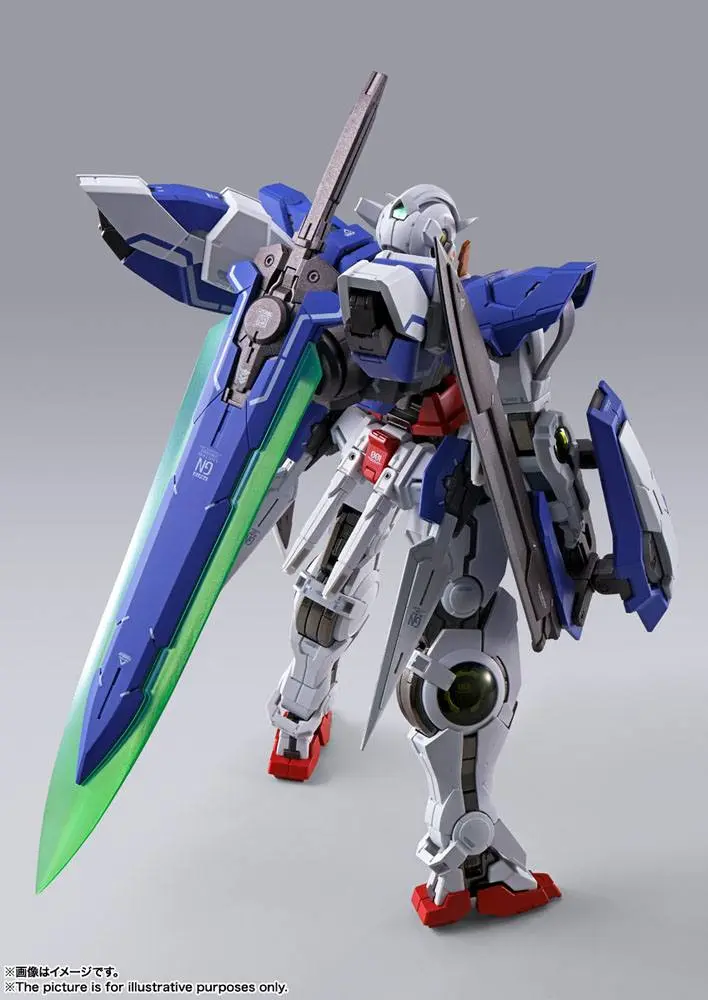 Mobile Suit Gundam 00 Revealed Chronicle Metal Build Diecast Action Figure Gundam Devise Exia 18 cm product photo