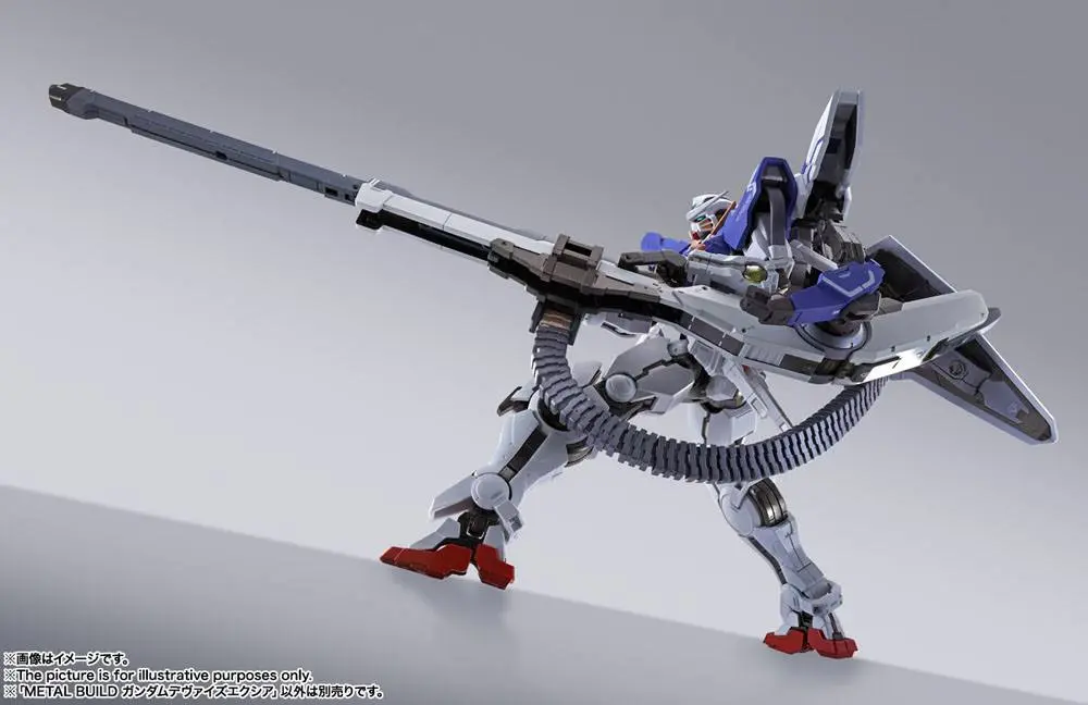Mobile Suit Gundam 00 Revealed Chronicle Metal Build Diecast Action Figure Gundam Devise Exia 18 cm product photo