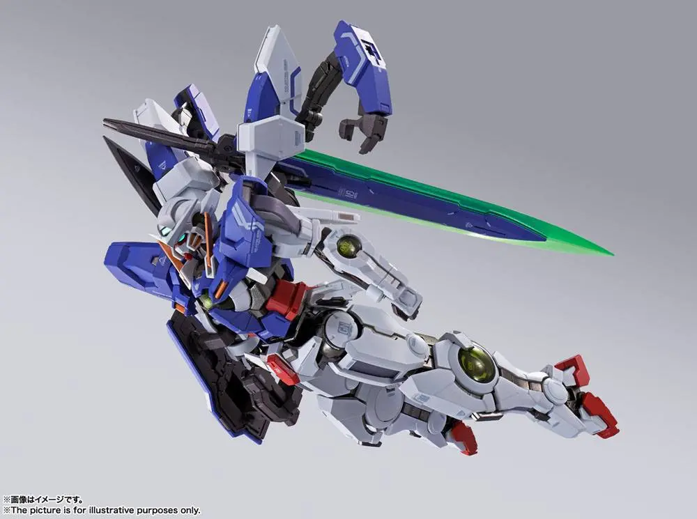 Mobile Suit Gundam 00 Revealed Chronicle Metal Build Diecast Action Figure Gundam Devise Exia 18 cm product photo