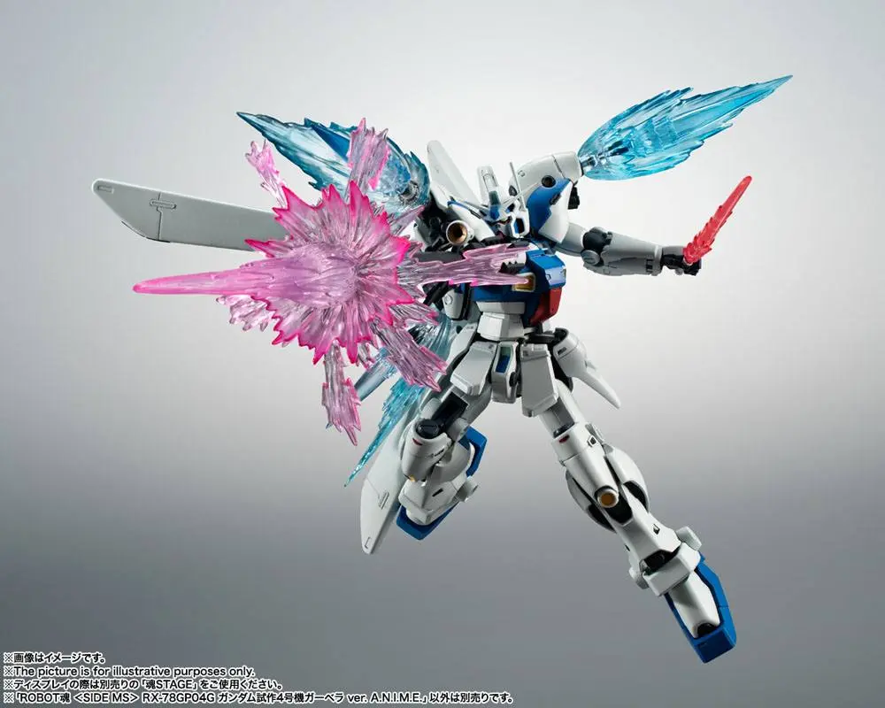 Mobile Suit Gundam 0083: Stardust Memory Robot Spirits Action Figure Side MS RX-78GP04G Gundam GP04 Gerbera Ver. A.N.I.M.E. 13 cm product photo