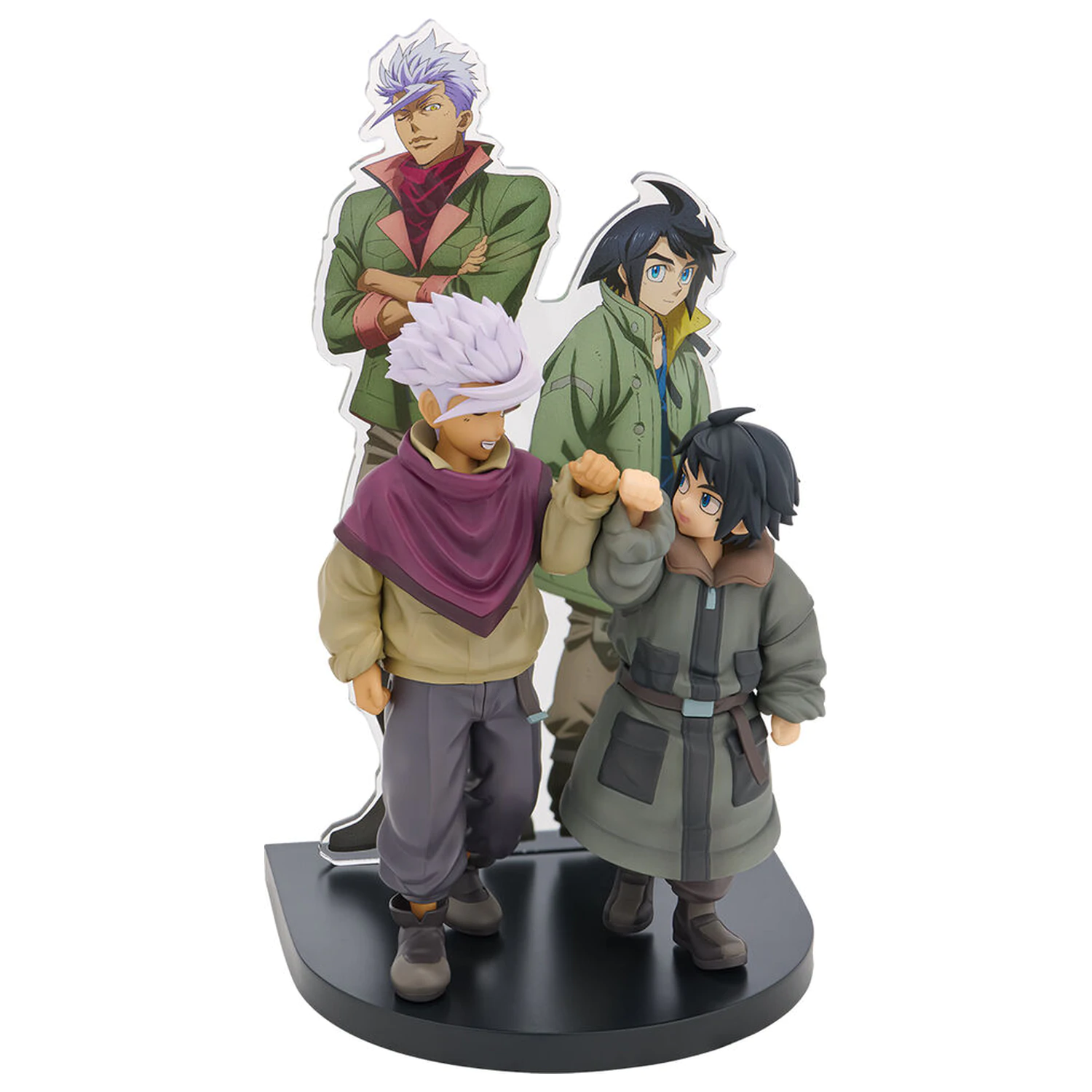 Mobile Suit Gundam Barbatos Iron-Blooded Orphans Augus Mikazuki & Itsuka Ichibansho figure 18cm product photo
