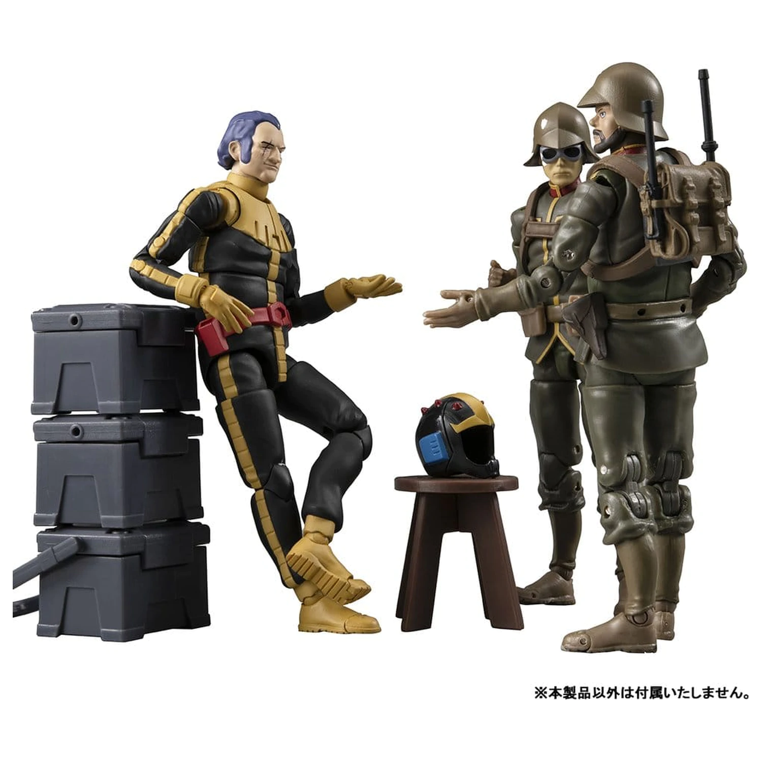 Mobile Suit Gundam G.M.G. Collection 15 Action Figure Principality of Zeon Black Tri-Stars Mash Normal Suit Ver. 10 cm     product photo
