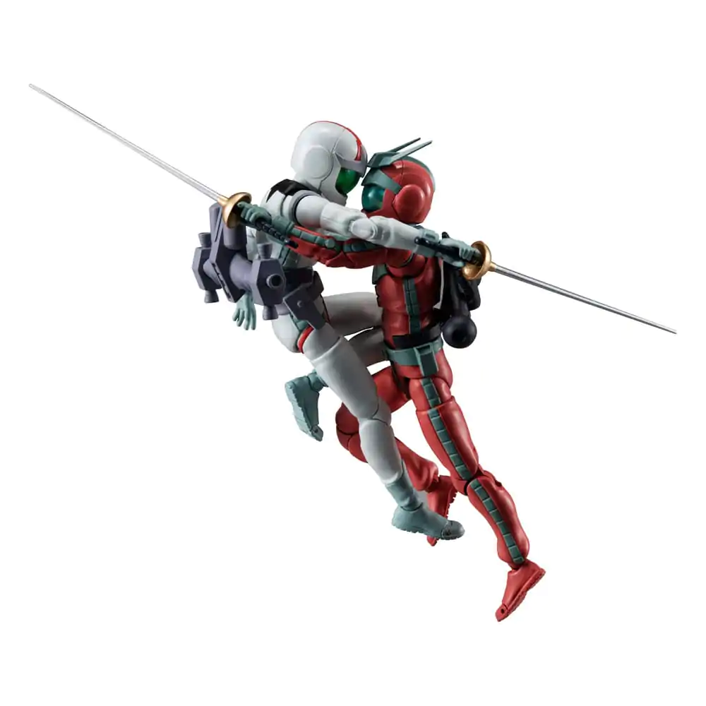 Mobile Suit Gundam G.M.G. Collection EX 09 Action Figures 2-Pack Earth Federation Amuro Ray & Char Aznable Normal Suit Ver. (with gift) 10 cm    product photo