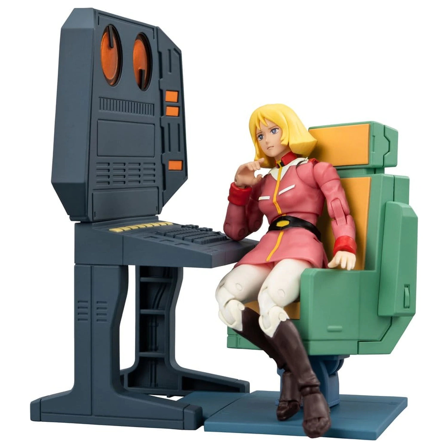 Mobile Suit Gundam G.M.G. Collection EX Diorama White Base Bridge Radio Operator Desk Set 10 cm (with gift) product photo