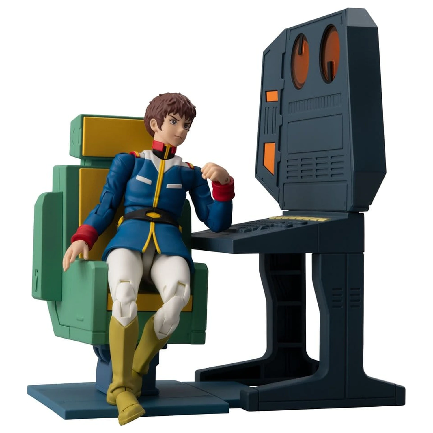 Mobile Suit Gundam G.M.G. Collection EX Diorama White Base Bridge Radio Operator Desk Set 10 cm (with gift) product photo