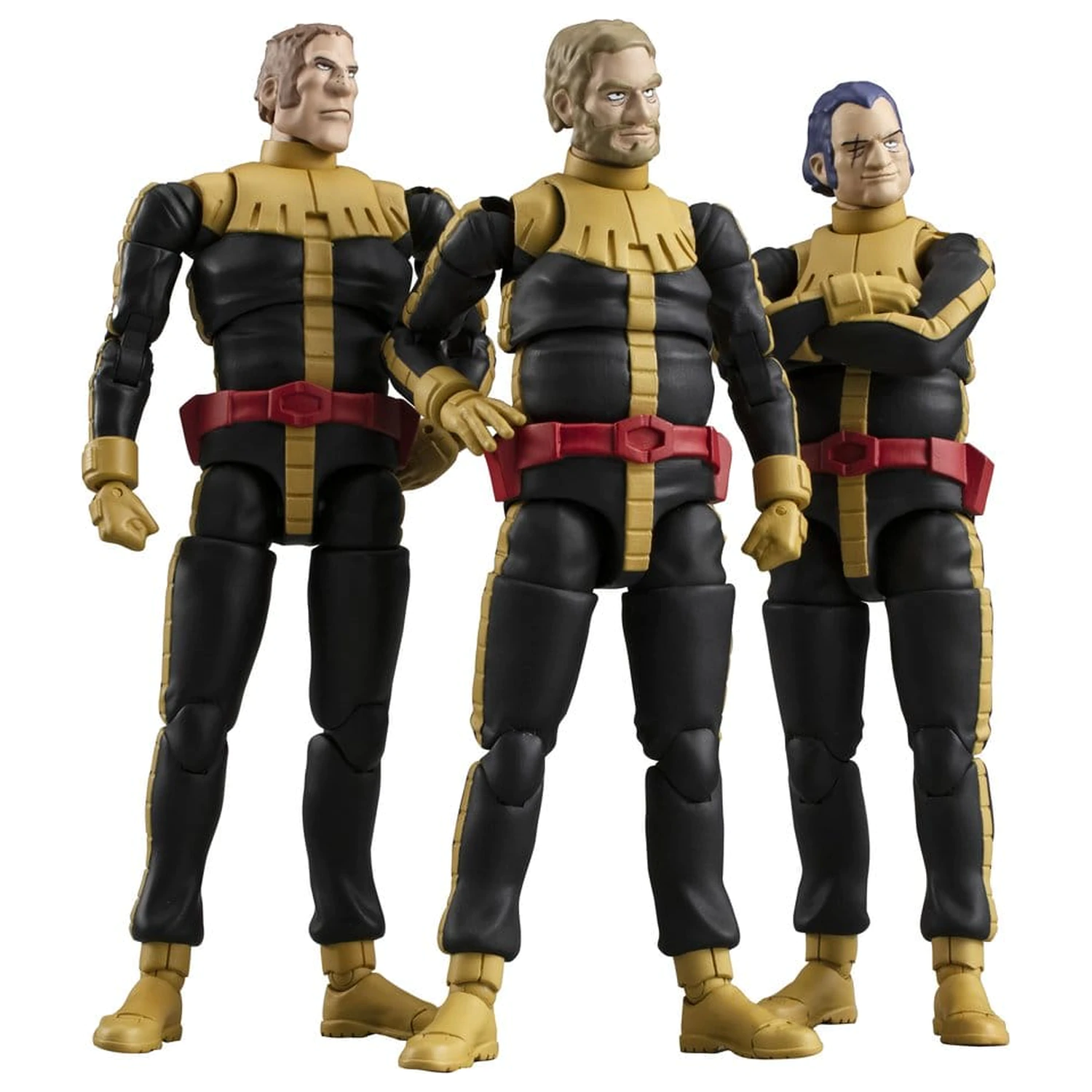 Mobile Suit Gundam G.M.G. Collection 3-Pack Action Figures Principality of Zeon Jet Stream Attack 10 cm (with gift)    product photo