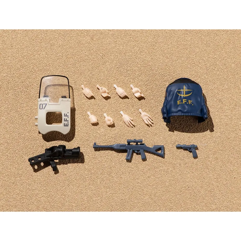 Mobile Suit Gundam G.M.G. Action Figures with Vehicle Cucuruz Doan's Island &amp; The 8th MS Team Standard Infantry &amp; Infantry Motorbike product photo