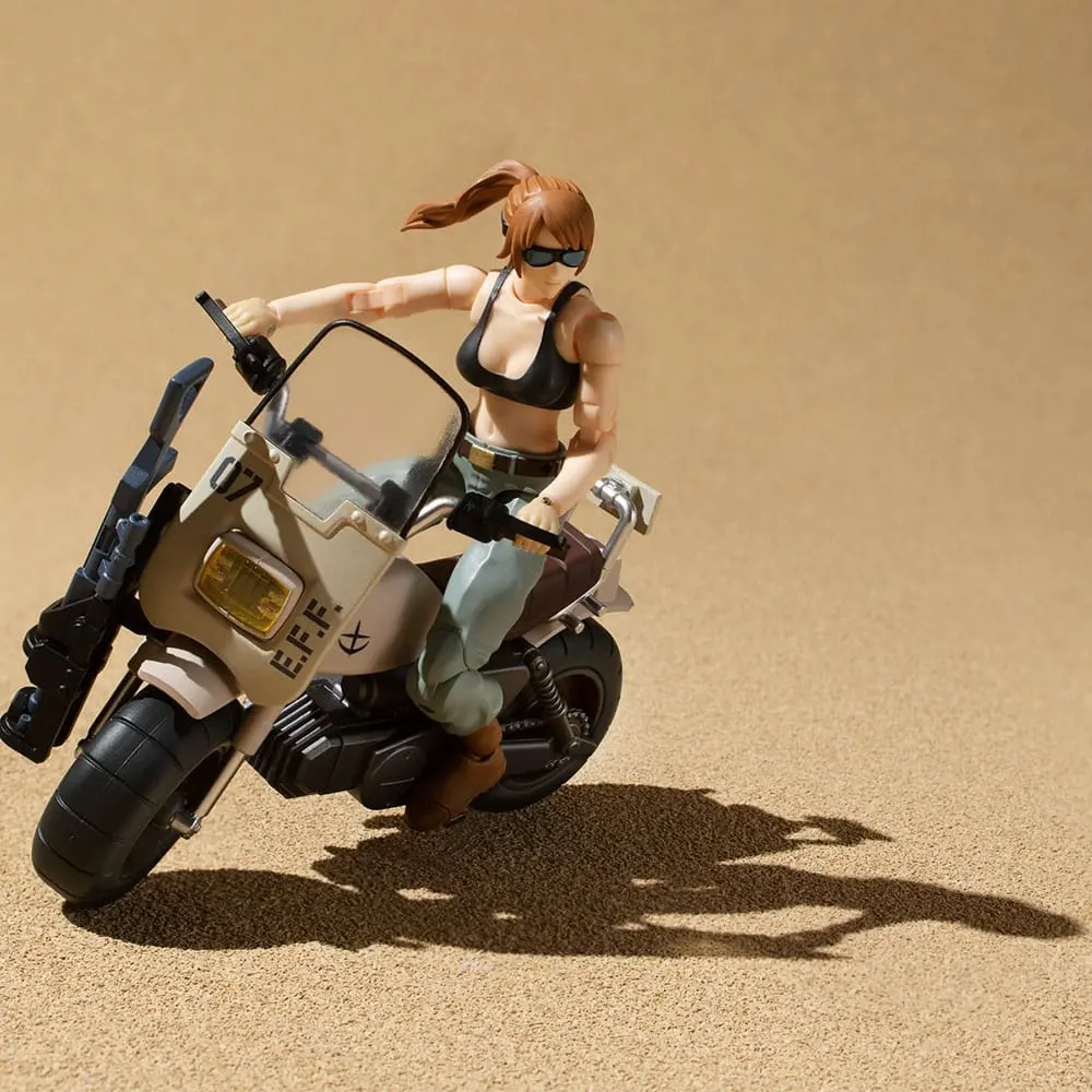 Mobile Suit Gundam G.M.G. Action Figures with Vehicle Cucuruz Doan's Island &amp; The 8th MS Team Standard Infantry &amp; Infantry Motorbike product photo