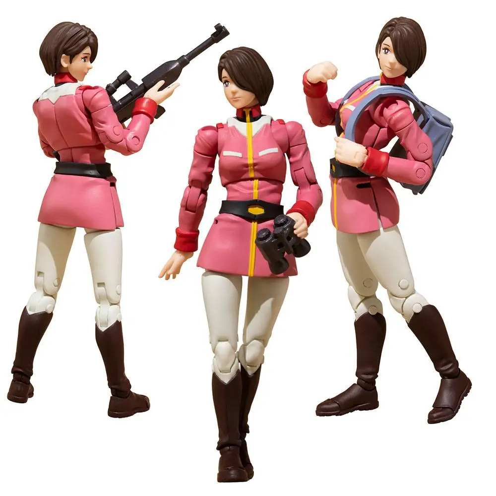 Mobile Suit Gundam G.M.G. Action Figures with Vehicle Earth Federation 07 Amuro &amp; Frau, 08V-SP General Soldier &amp; Buggy Set Box product photo