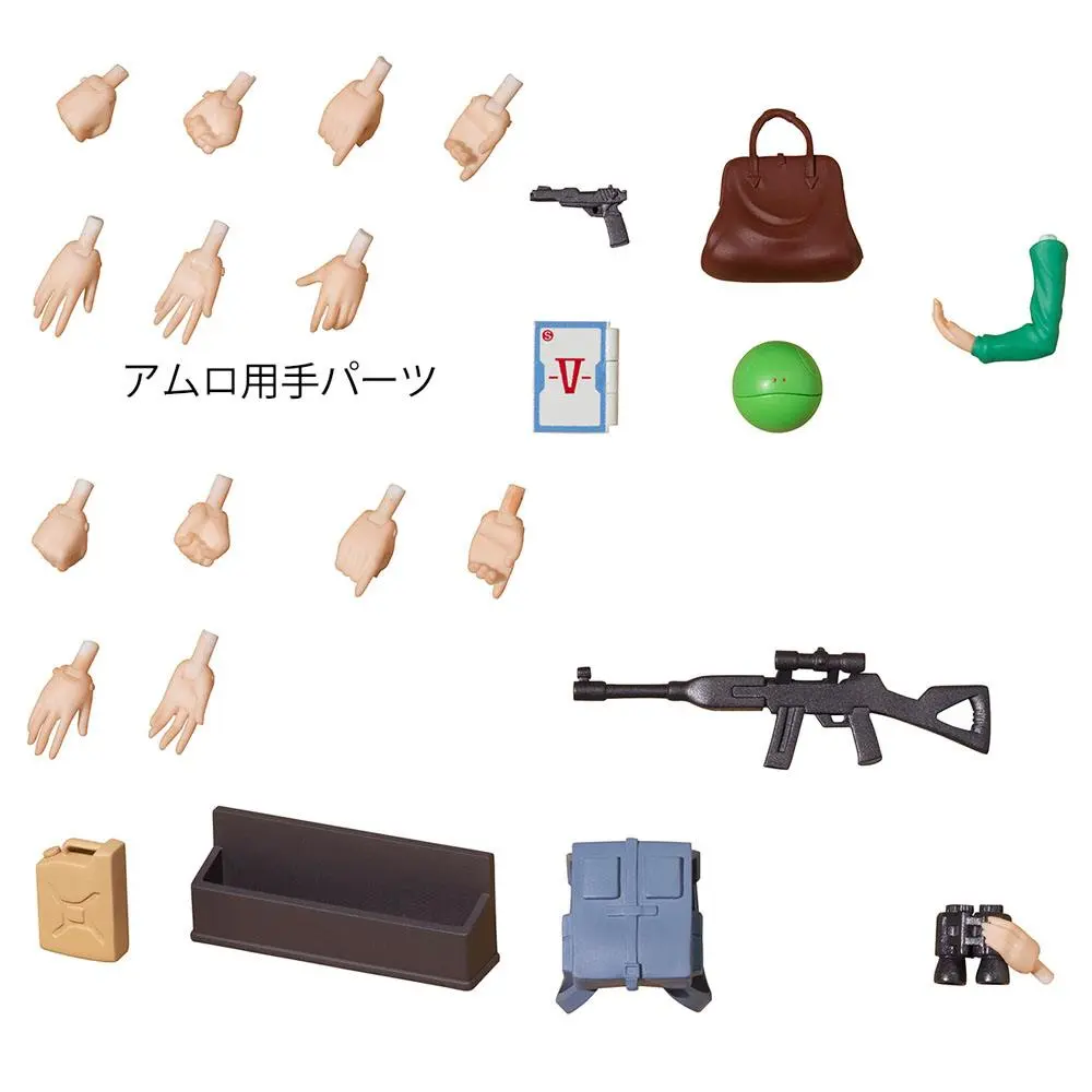 Mobile Suit Gundam G.M.G. Action Figures with Vehicle Earth Federation 07 Amuro &amp; Frau, 08V-SP General Soldier &amp; Buggy Set Box product photo