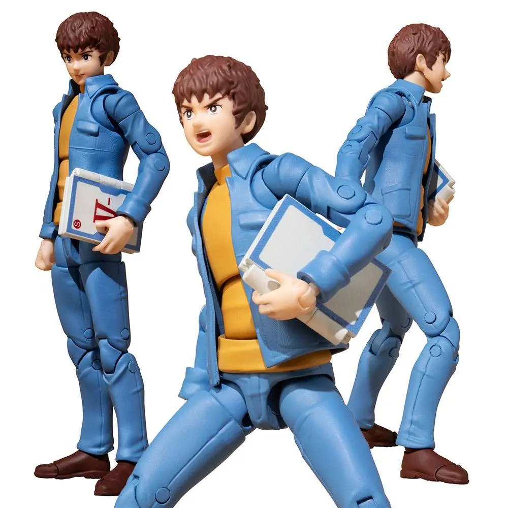 Mobile Suit Gundam G.M.G. Action Figures with Vehicle Earth Federation 07 Amuro &amp; Frau, 08V-SP General Soldier &amp; Buggy Set Box product photo