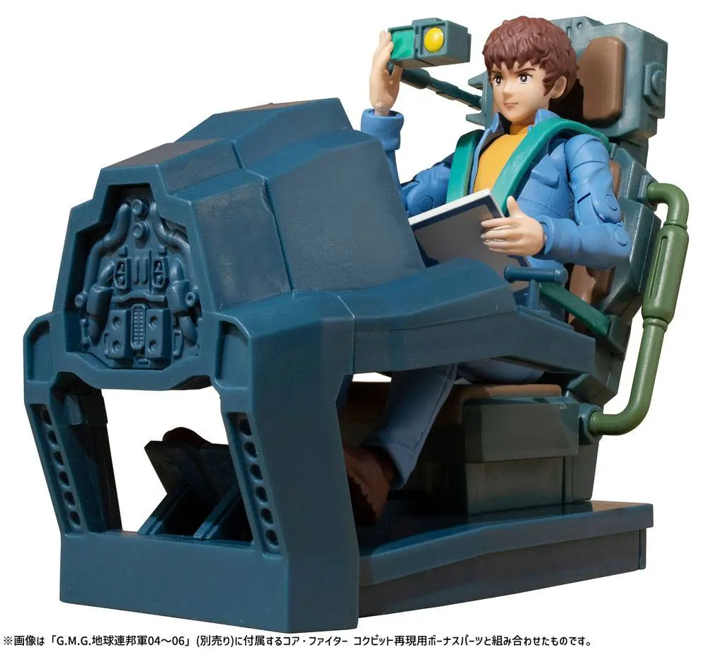 Mobile Suit Gundam G.M.G. Action Figure 2-Pack Earth Federation 07 Amuro Ray &amp; Frau Bow 10 cm product photo