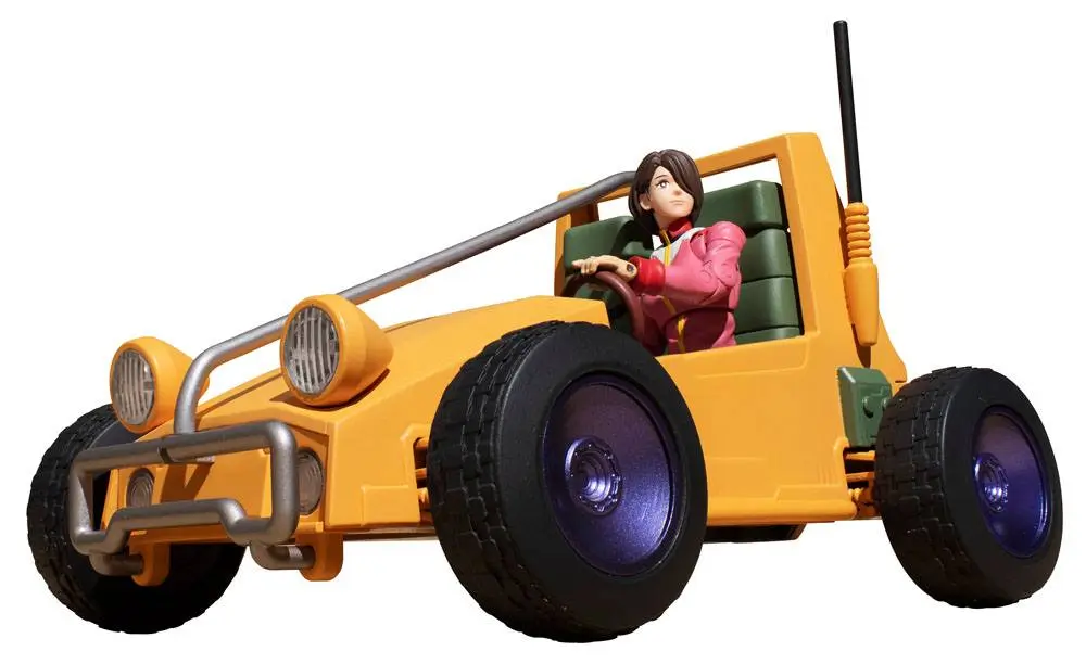 Mobile Suit Gundam G.M.G. Action Figures with Vehicle Earth Federation 08V-SP General Soldier &amp; Buggy 10 cm product photo