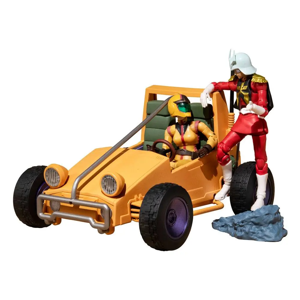 Mobile Suit Gundam G.M.G. Action Figures with Vehicle Earth Federation 08V-SP General Soldier &amp; Buggy 10 cm product photo
