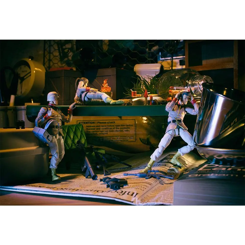 Mobile Suit Gundam G.M.G. Action Figure 3-Pack Earth Federation Army Soldiers 10 cm product photo