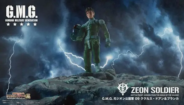 Mobile Suit Gundam G.M.G. Action Figures Former Principality of Zeon 09 Cucuruz Doan &amp; Blanca product photo