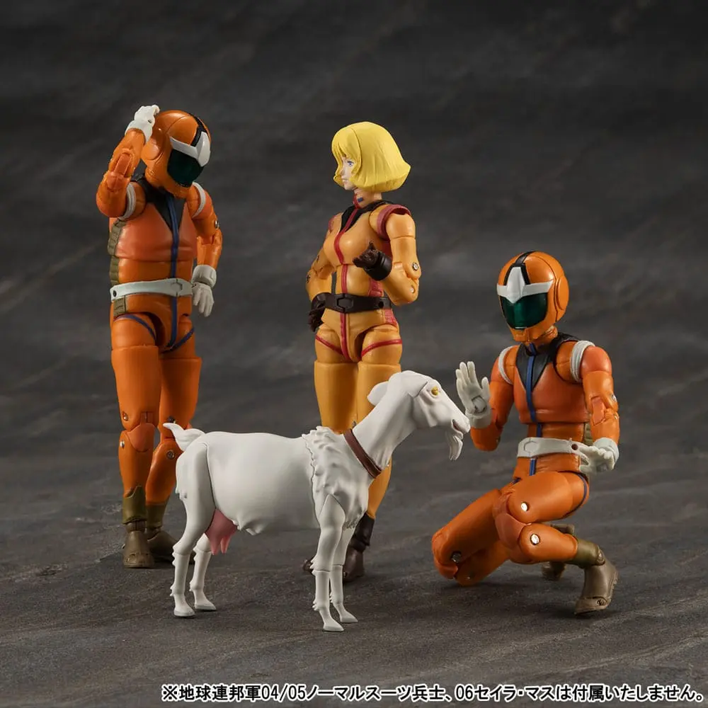 Mobile Suit Gundam G.M.G. Action Figures Former Principality of Zeon 09 Cucuruz Doan &amp; Blanca product photo