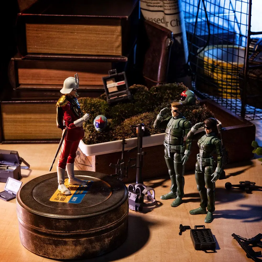 Mobile Suit Gundam G.M.G. Action Figure 3-Pack Principality of Zeon Army Soldiers 10 cm product photo