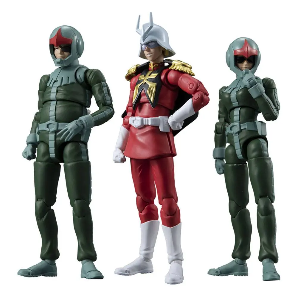 Mobile Suit Gundam G.M.G. Action Figure 3-Pack Principality of Zeon Army Soldiers 10 cm product photo