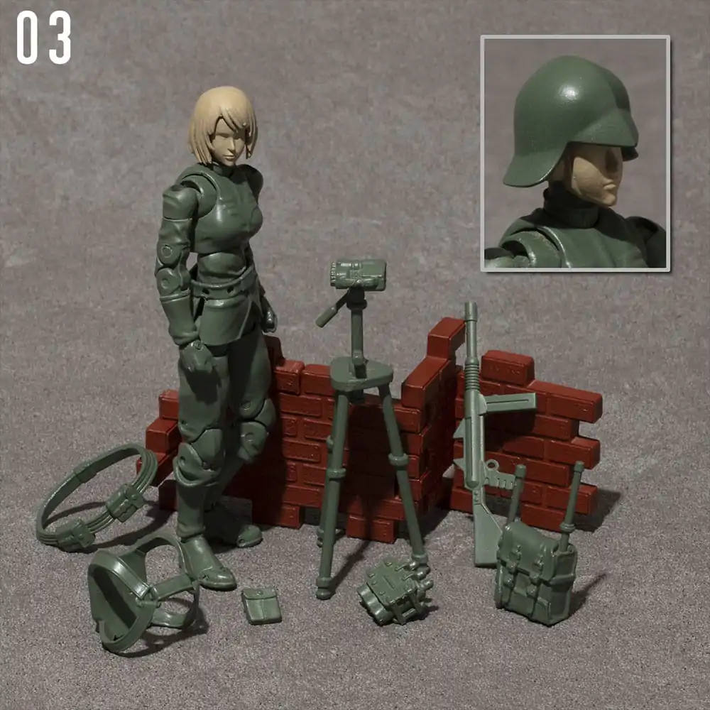 Mobile Suit Gundam G.M.G. Action Figure 3-Pack Principality of Zeon General Soldier 01-03 Set 10 cm product photo