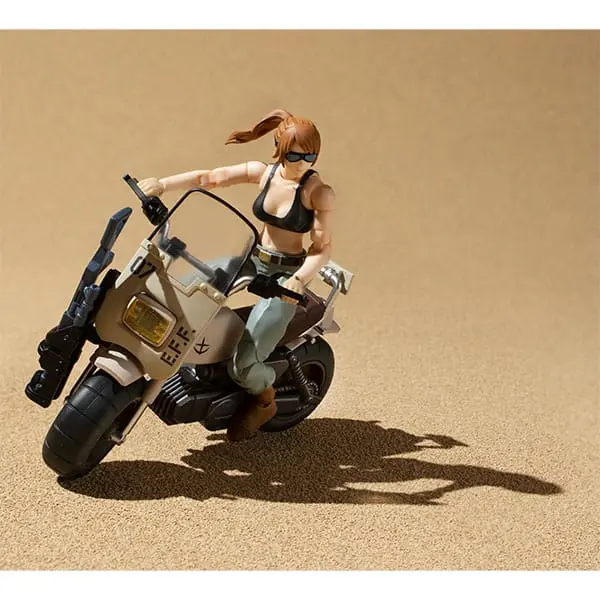 Mobile Suit Gundam G.M.G. Action Figures with Vehicle The 8th MS Team Earth Federation Forces V-SP09 Standard Infantry &amp; Federation Infantry Motorbike product photo