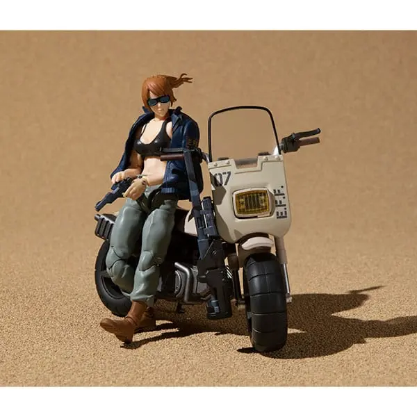 Mobile Suit Gundam G.M.G. Action Figures with Vehicle The 8th MS Team Earth Federation Forces V-SP09 Standard Infantry &amp; Federation Infantry Motorbike product photo