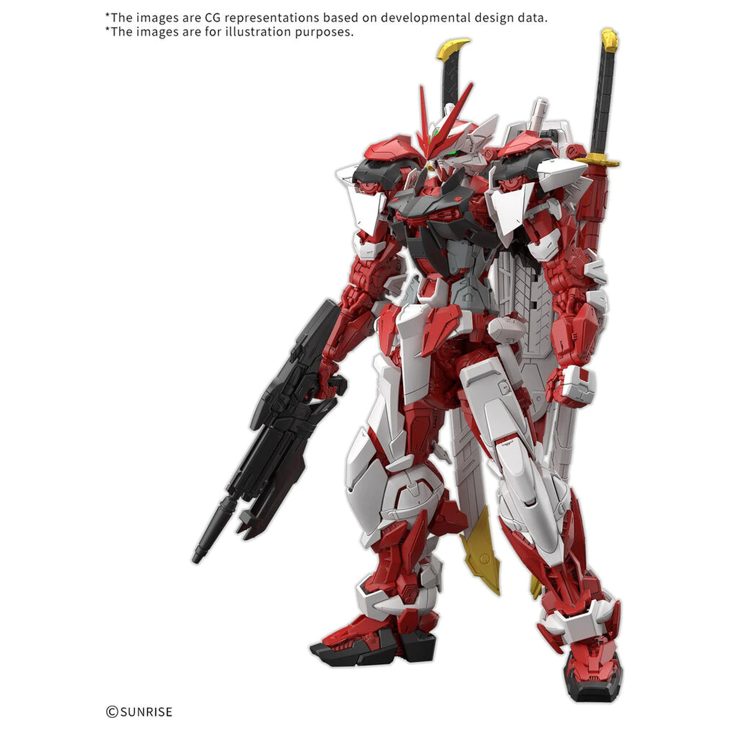 Mobile Suit Gundam - Gundam Liberty Astray Red Frame MG 1/100 model kit product photo