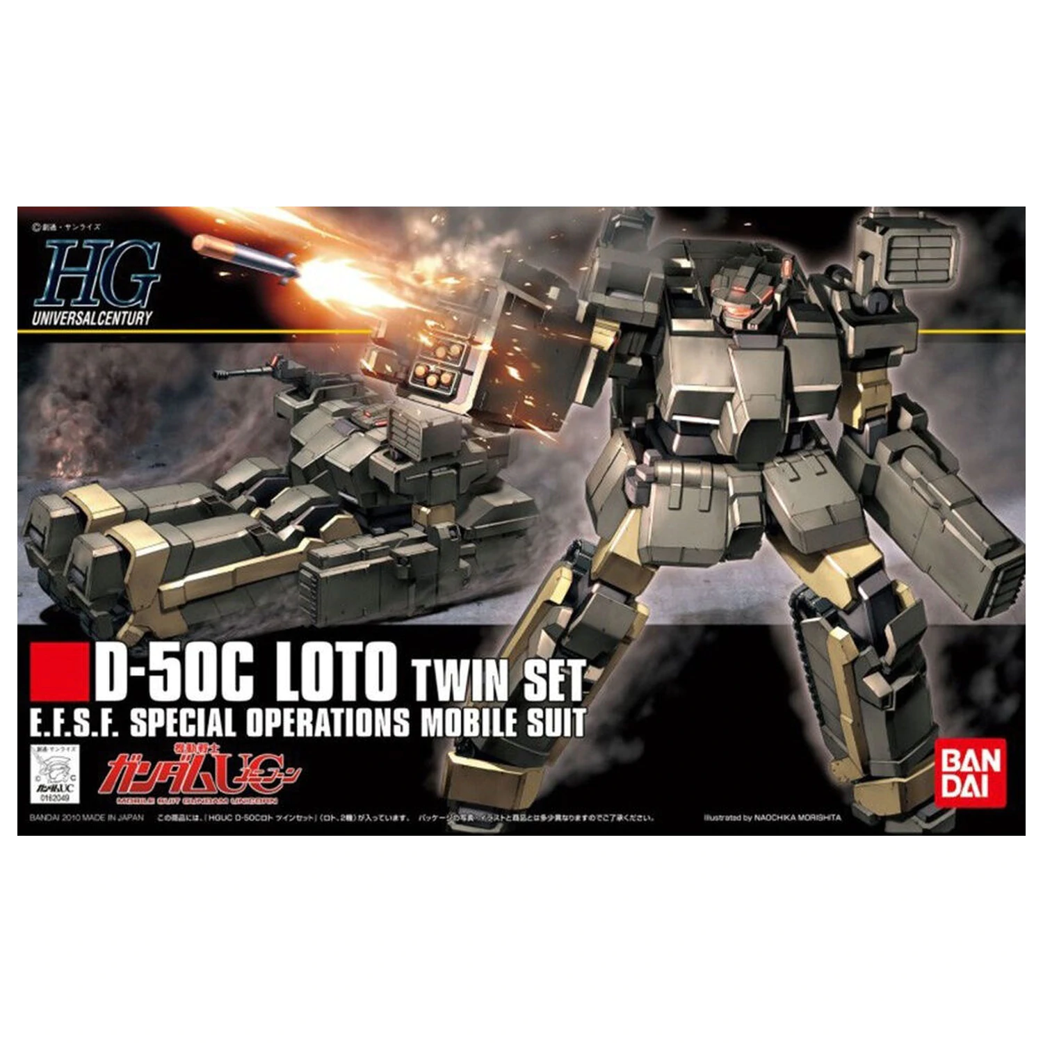 Mobile Suit Gundam HGUC 1/144 D-SOC Loto Twin set model kit figure product photo
