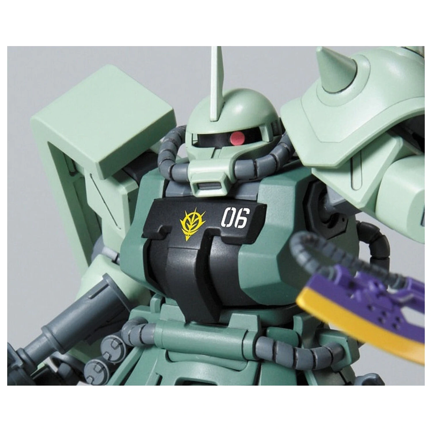 Mobile Suit Gundam HGUC 1/144 MS-06F-2 F2-ZAKU Zeon Type model kit product photo