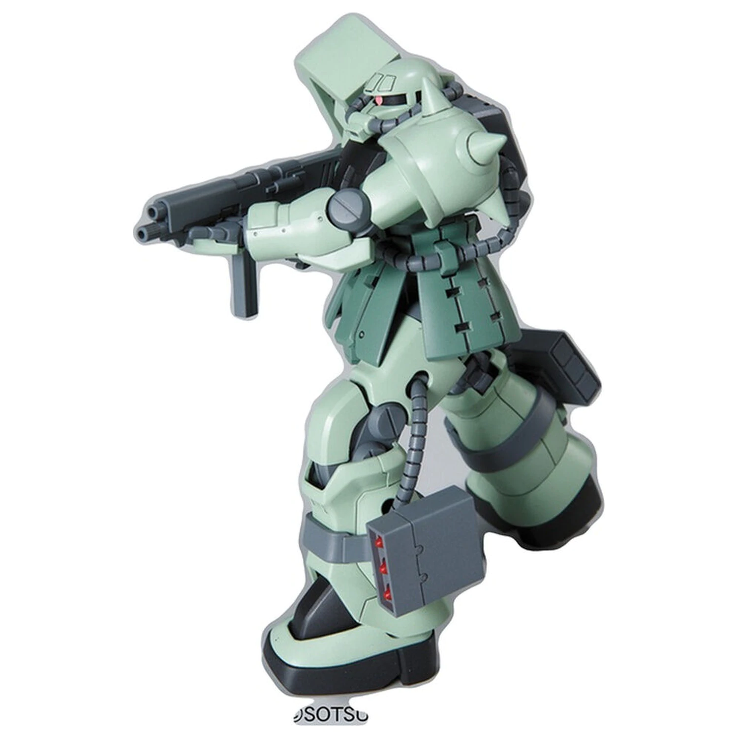 Mobile Suit Gundam HGUC 1/144 MS-06F-2 F2-ZAKU Zeon Type model kit product photo