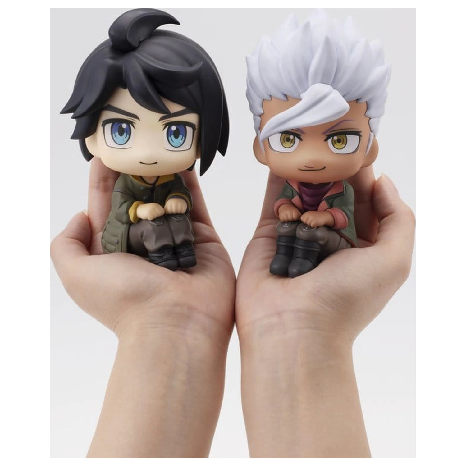 Mobile Suit Gundam Iron-Blooded Orphans Look Up PVC Statues Mikazuki Augus & Orga Itsuka 11 cm (with gift)              product photo