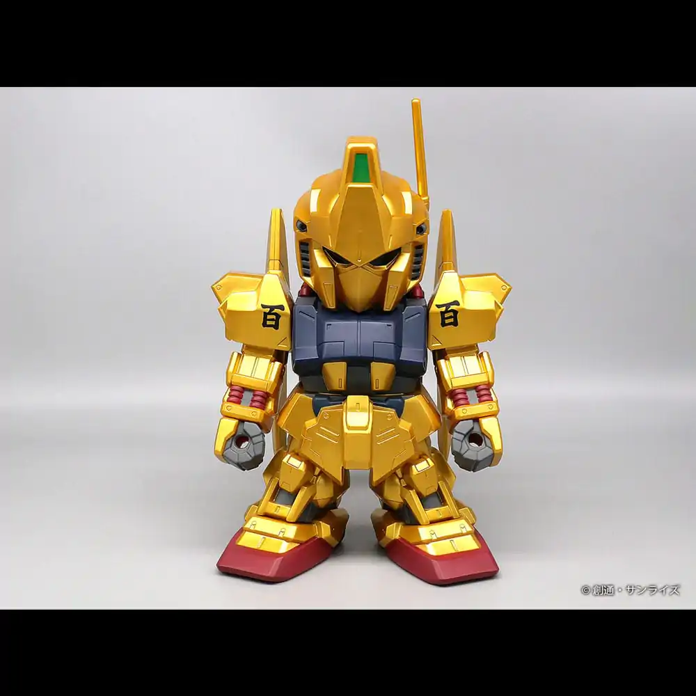 Mobile Suit Gundam Jumbo Sofbi Vinyl Figure Hyakushiki Gold Ver. 30 cm   product photo