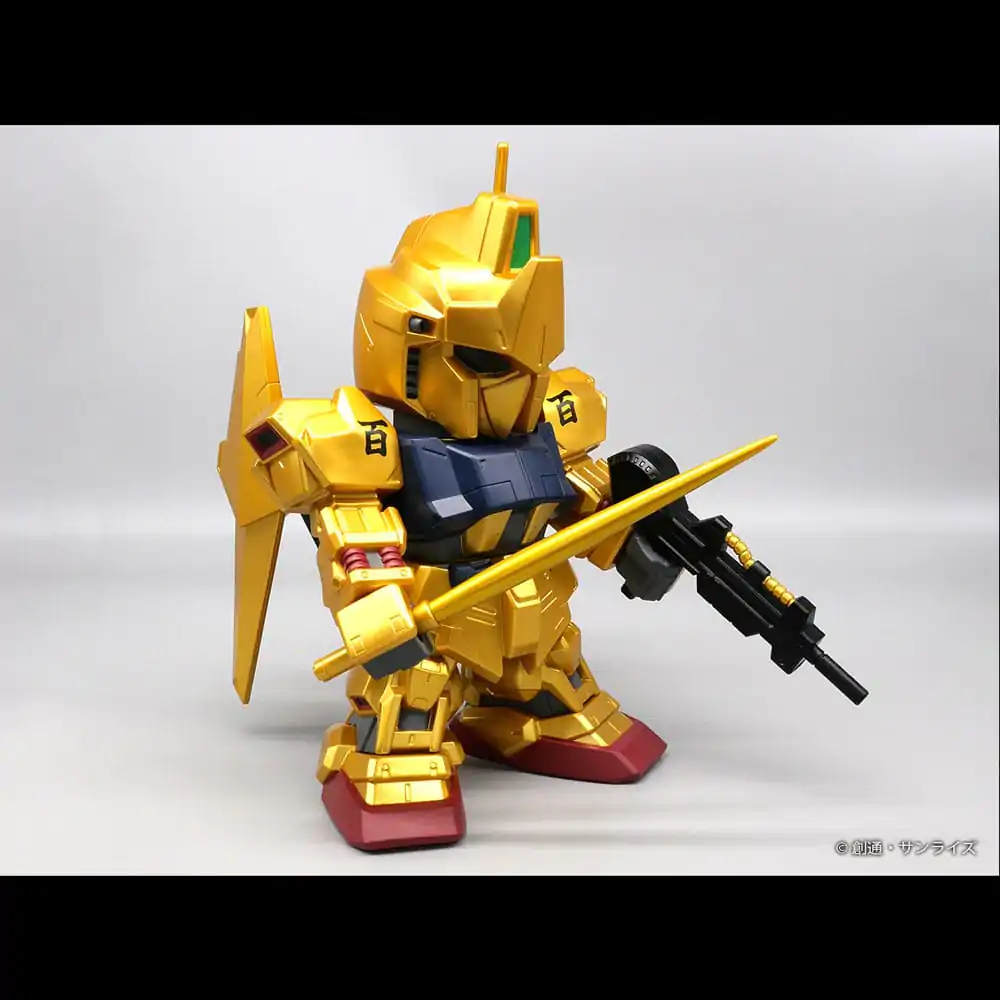 Mobile Suit Gundam Jumbo Sofbi Vinyl Figure Hyakushiki Gold Ver. 30 cm   product photo
