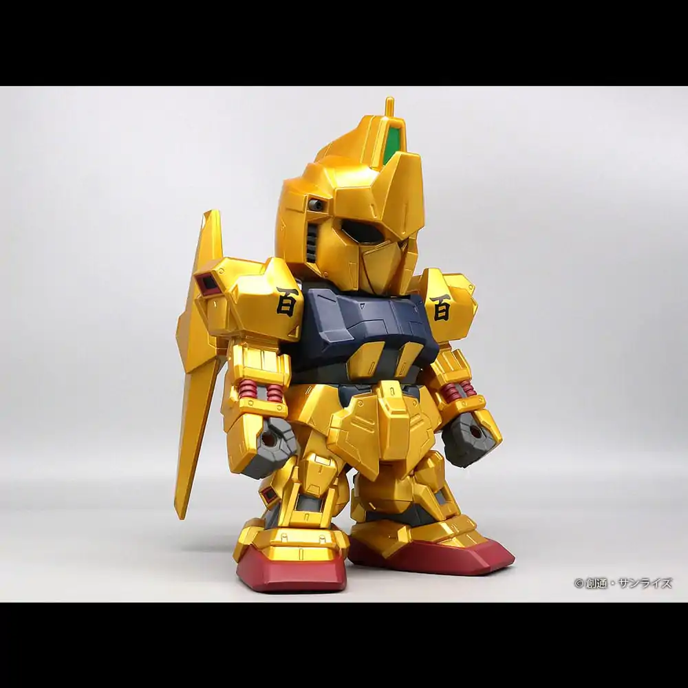 Mobile Suit Gundam Jumbo Sofbi Vinyl Figure Hyakushiki Gold Ver. 30 cm   product photo
