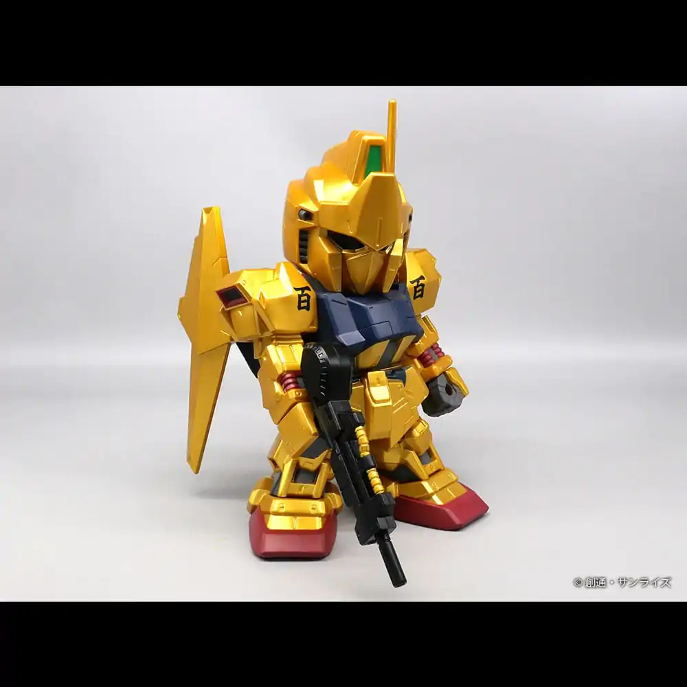 Mobile Suit Gundam Jumbo Sofbi Vinyl Figure Hyakushiki Gold Ver. 30 cm   product photo