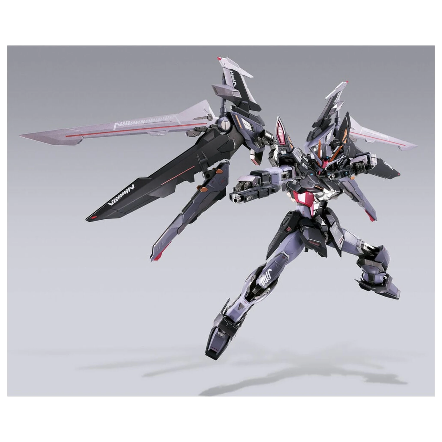 Mobile Suit Gundam Metal Robot Spirits Strike Noir Gundam 20th Memorial Color figure 18cm product photo