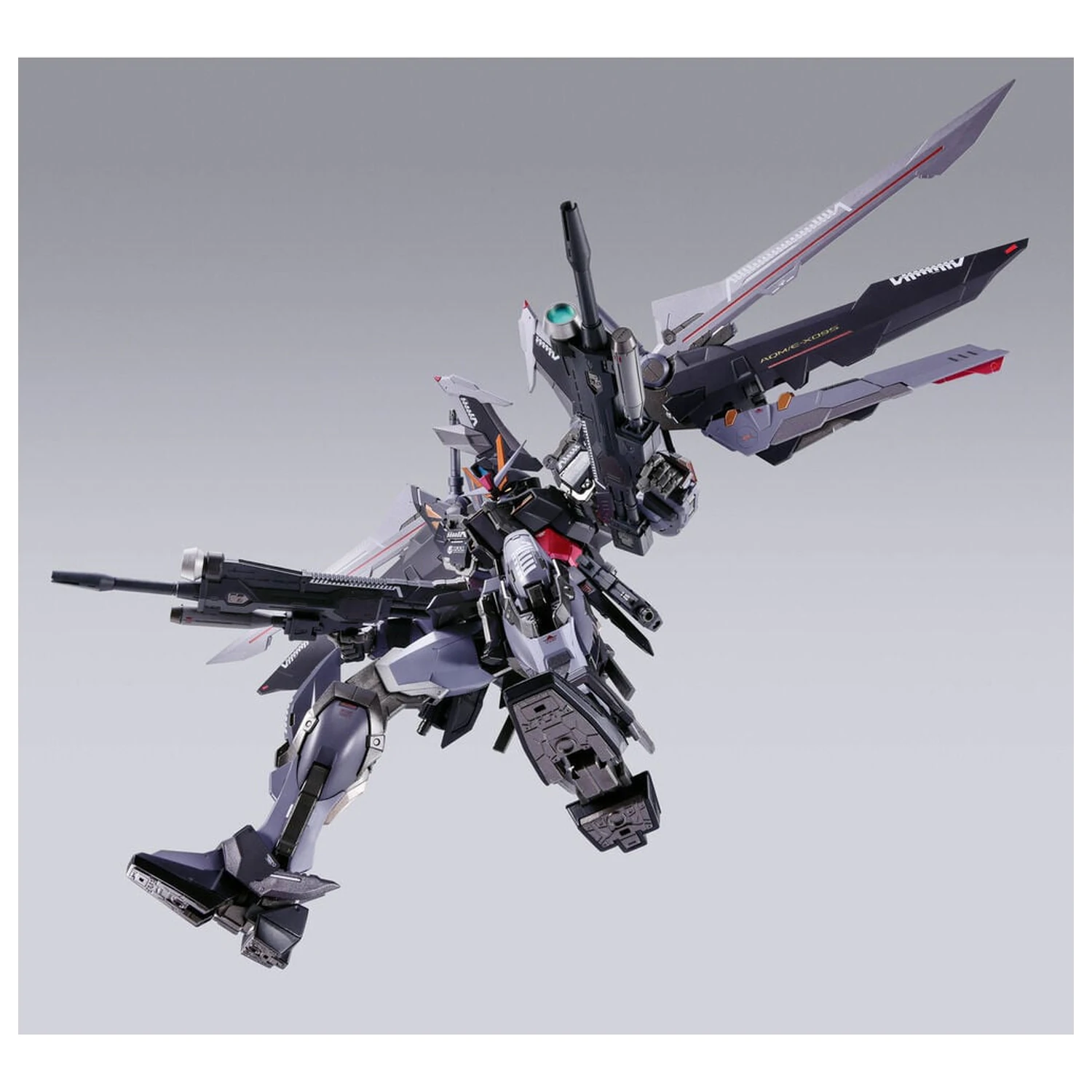 Mobile Suit Gundam Metal Robot Spirits Strike Noir Gundam 20th Memorial Color figure 18cm product photo