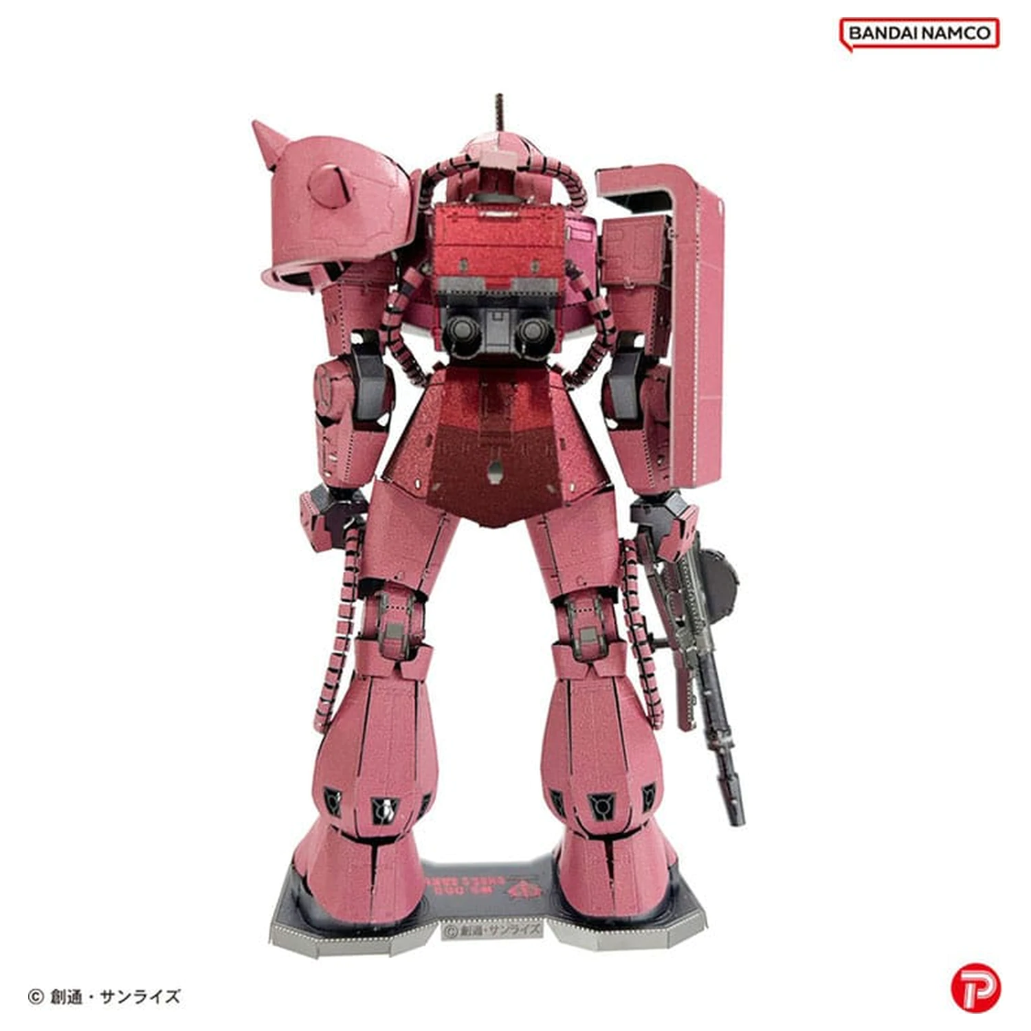 Mobile Suit Gundam Metallic Nano Puzzle Model Kit Char´s Zaku 13 cm   product photo