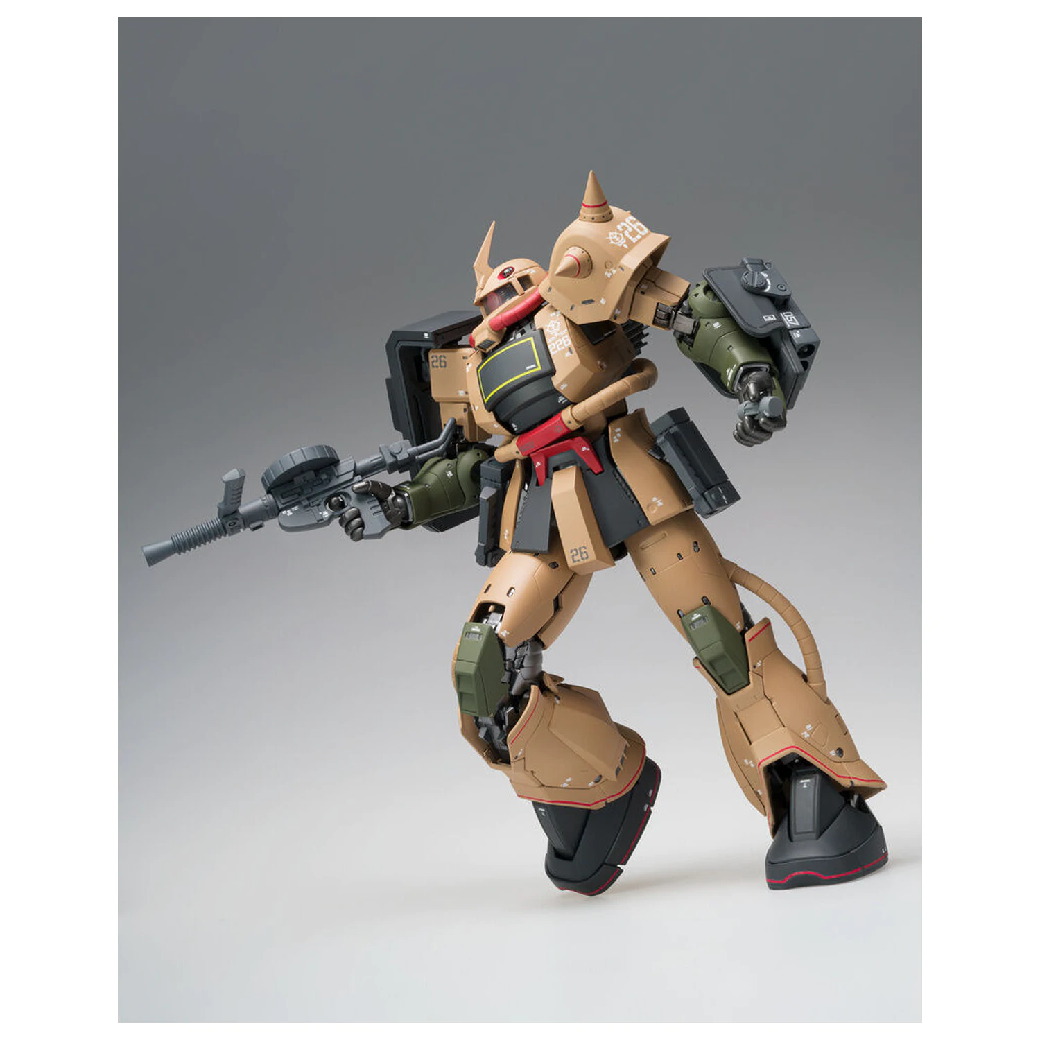 Mobile Suit Gundam MSV Gundam Fix Figuration Metal Composite MS 06D Zaku Desert Type figure 18cm product photo