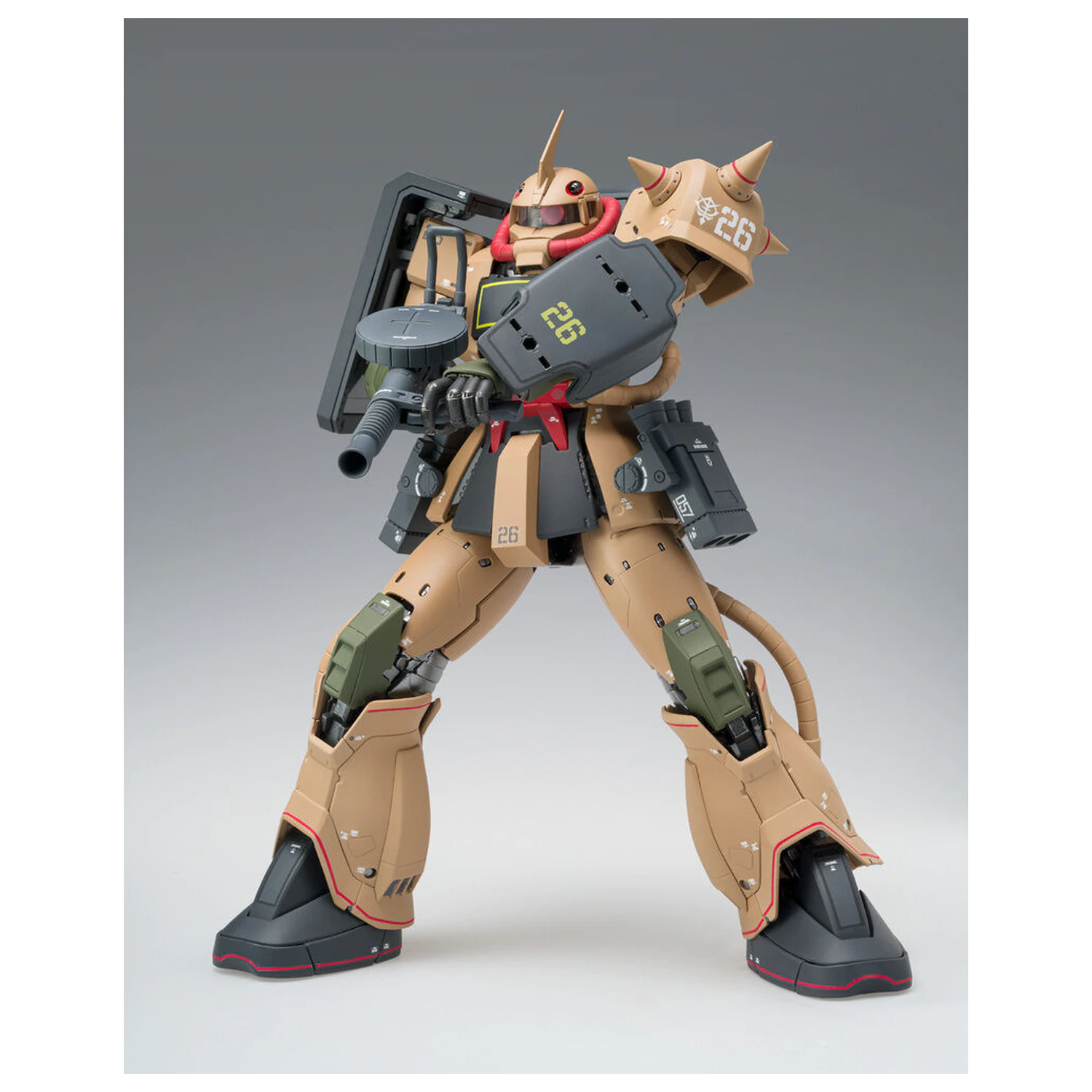 Mobile Suit Gundam MSV Gundam Fix Figuration Metal Composite MS 06D Zaku Desert Type figure 18cm product photo