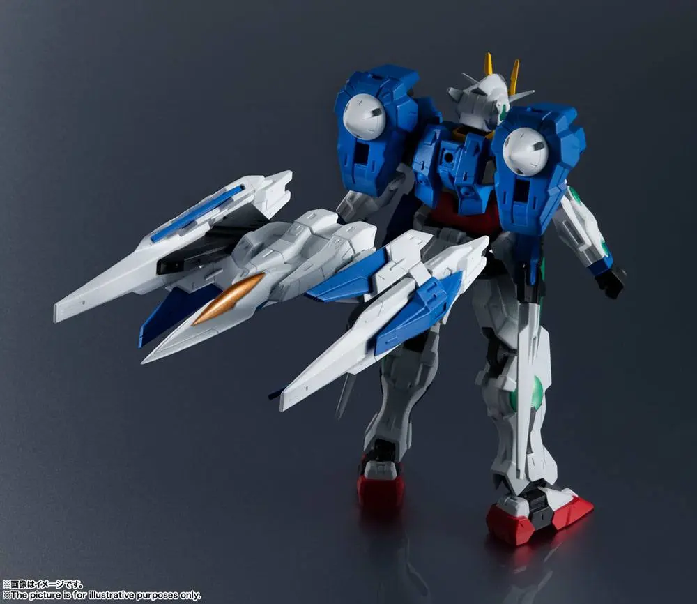 Mobile Suit Gundam Robot Spirits Action Figure GN-0000+GNR-010 00 Raiser 15 cm product photo