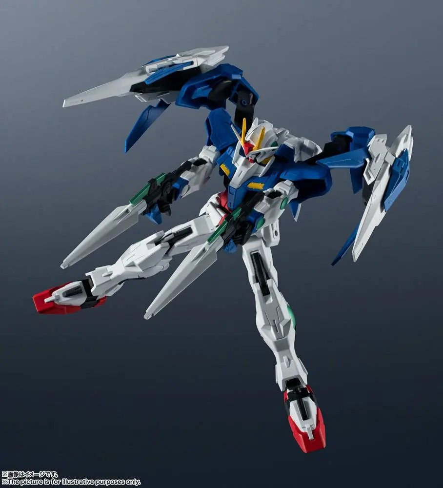Mobile Suit Gundam Robot Spirits Action Figure GN-0000+GNR-010 00 Raiser 15 cm product photo