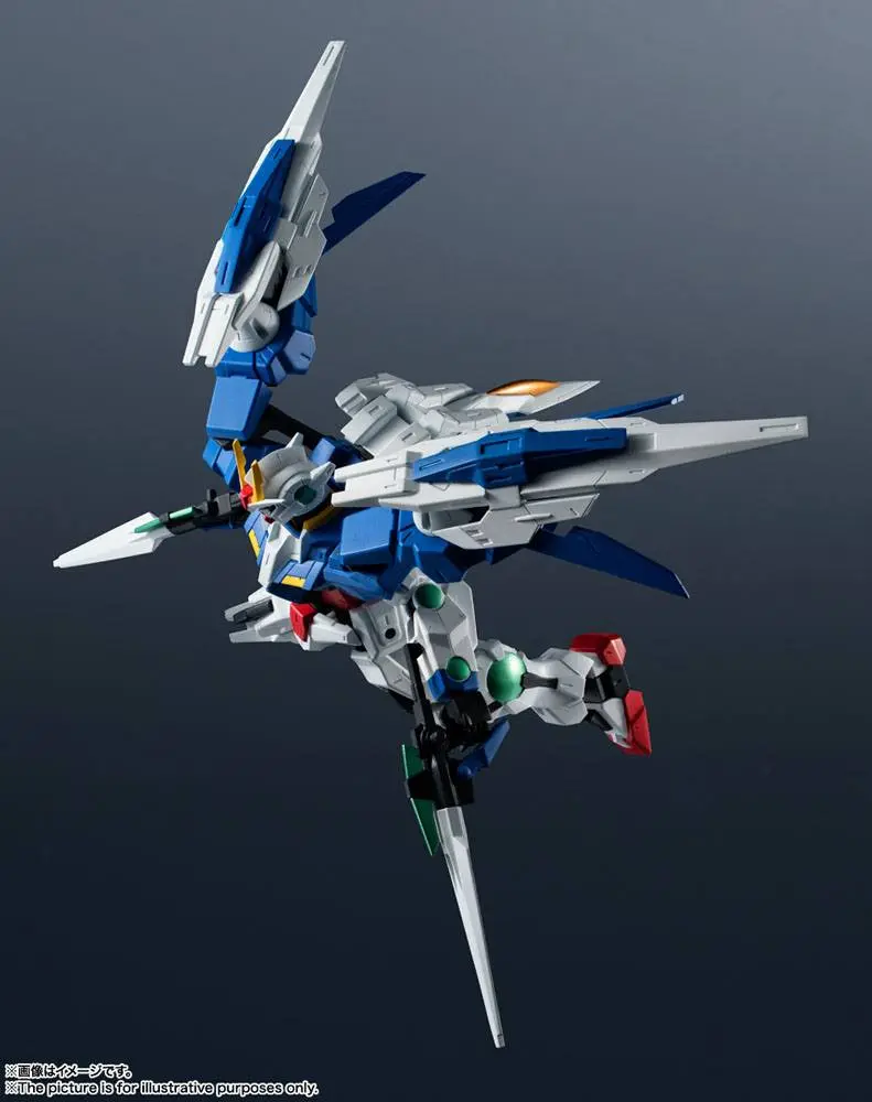 Mobile Suit Gundam Robot Spirits Action Figure GN-0000+GNR-010 00 Raiser 15 cm product photo