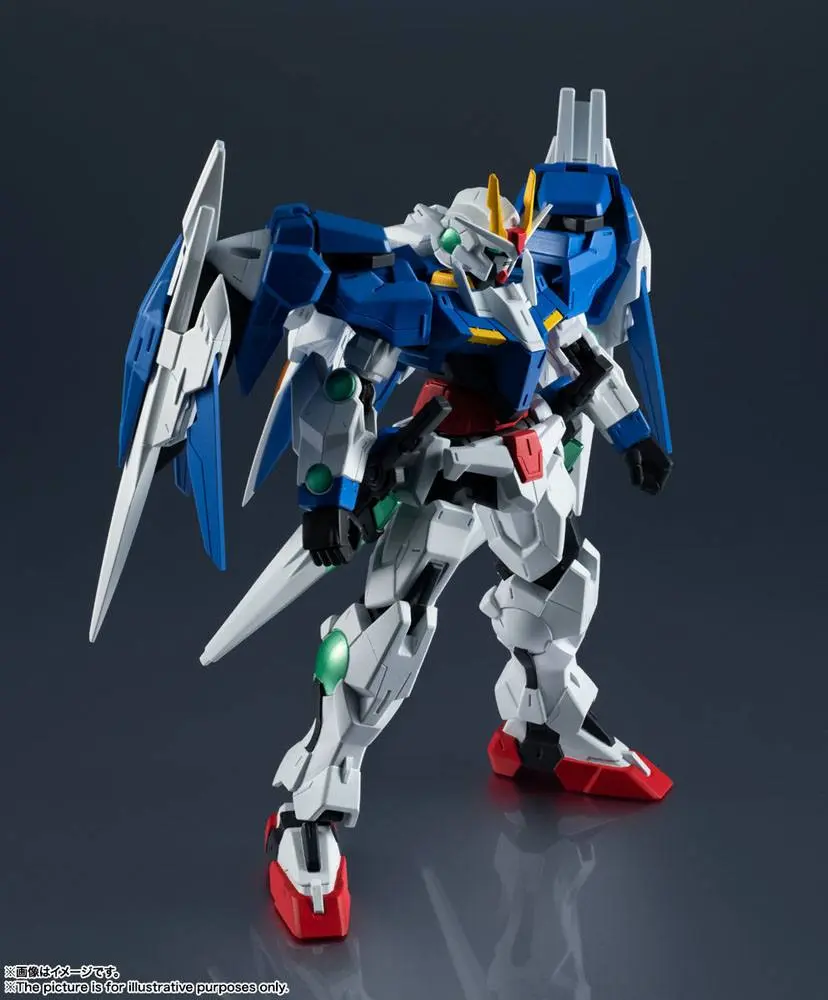 Mobile Suit Gundam Robot Spirits Action Figure GN-0000+GNR-010 00 Raiser 15 cm product photo